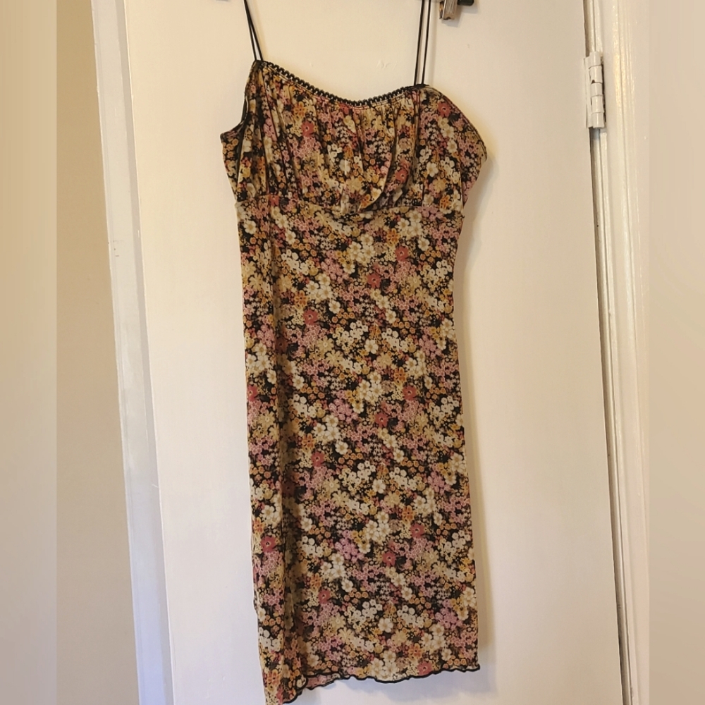 Floral spaghetti strap dress